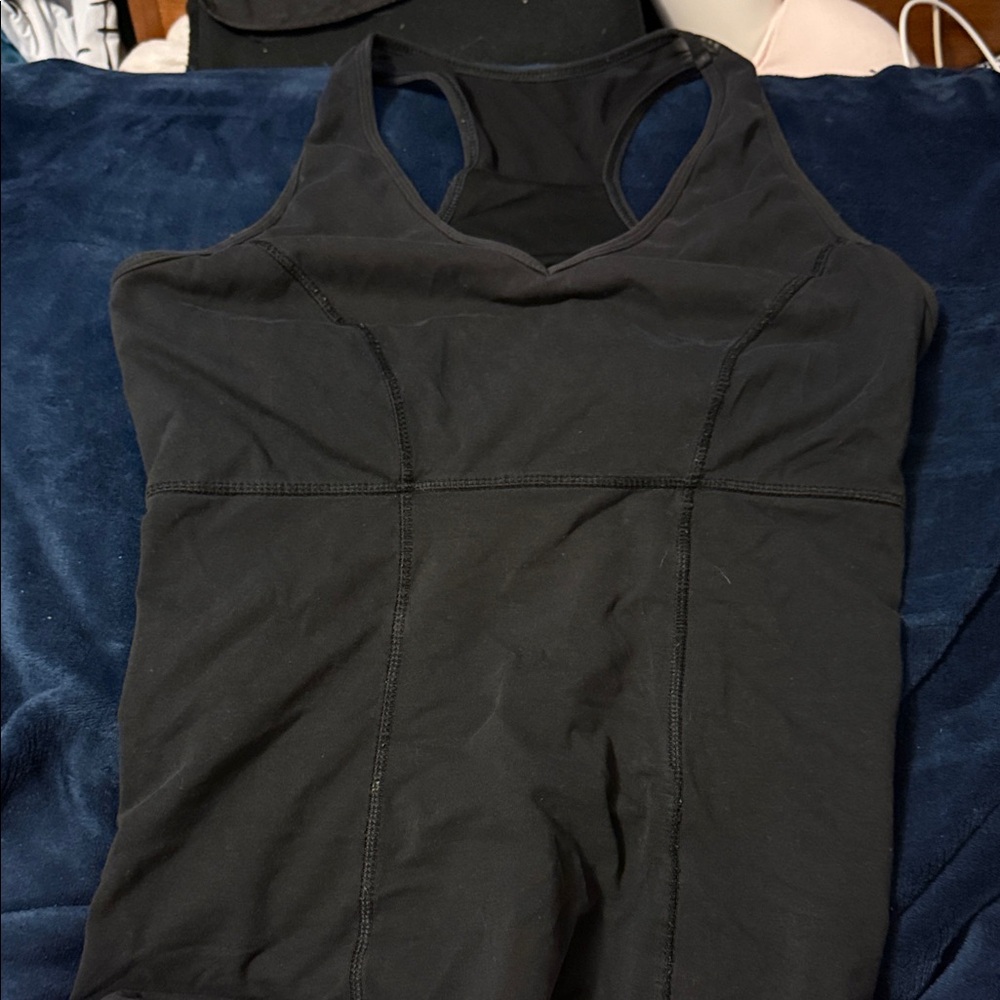 Black Athletic Tank Top